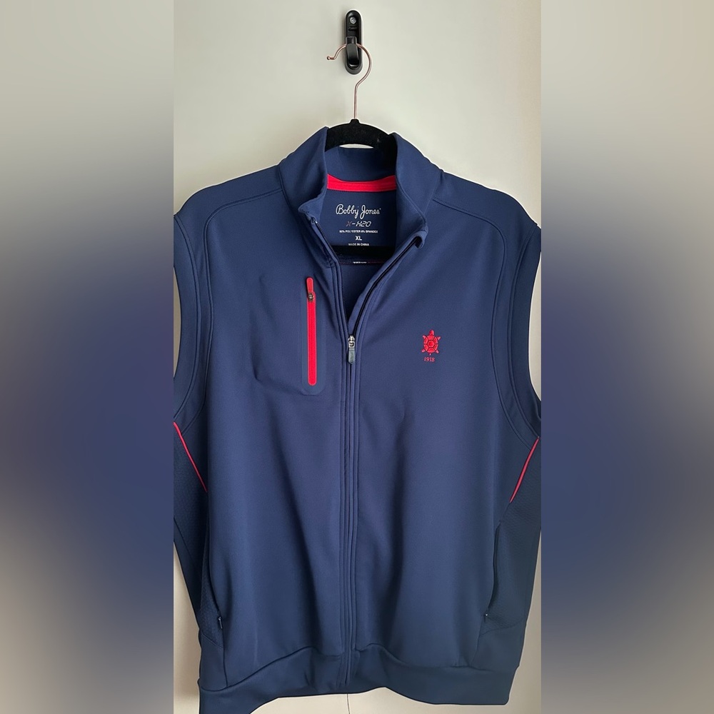Bobby Jones X-H2O performance knitwear golf vest